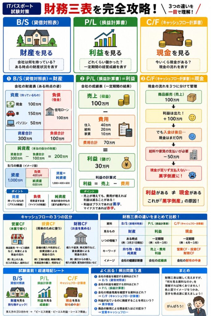 財務三表画像まとめ
